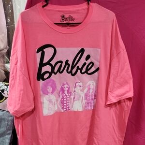 Barbie Graphic Pink Plus Size Tee